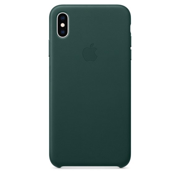 Leather Case for iPhone XS Max - TaupeActual Color:Forest Green